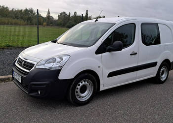 Peugeot Partner Long Tempomat 1.6HDi 2017r Klima Hak Czujniki Ekran II (20…