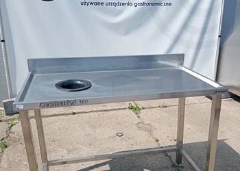 Stół bez półki 1200x600x900 mm z otworem na odpadki
