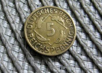 Niemcy 5 Reichspfennig 1925r - D