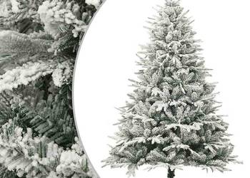 vidaXL Sztuczna choinka pokryta śniegiem, zielona, 180 cm(SKU:328494)