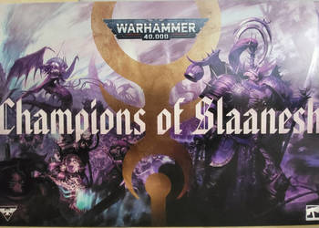 Champions of Slaanesh – Emperor's Children Army Set- NOWA real foto