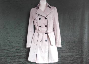 PŁASZCZ damski TRENCZ krótki r. 38 beżowy Promod przejściowy NOWY