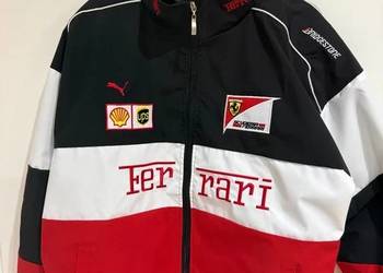 Vintage kurtka wyścigowa ferrari x puma f1