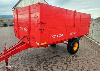 Przyczepa jednoosiowa wywrotka na 3 strony TIM Idealny Stan