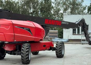 Zwyzka Podnosnik koszowy teleskopowy Manitou 280 TJ 28m 1200 MTG Haulotte