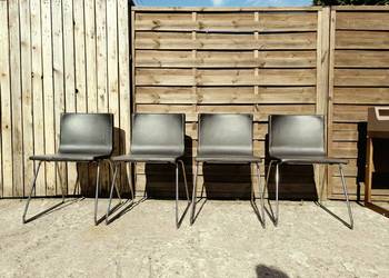 4 x krzesło IKEA Bernhard skóra naturalna
