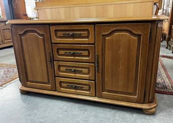 Komoda stylowa dębowa dąb rustykalny. 150x45x82