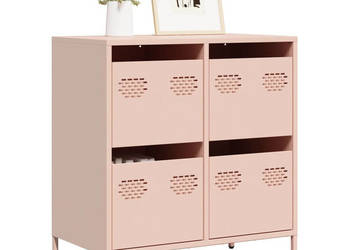 Szafka różowa 68x39x735 cm stal walcowana na zimno WM-851257