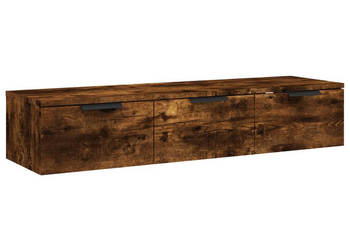 Szafka ścienna przydymiony dąb 102x30x20 cm WM-817096