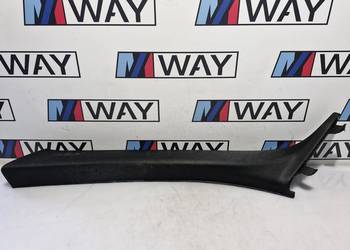  9116347 BMW F10 F11 OSŁONA PODSZYBIE SŁUPKA LEWY PRZÓD CZARNE