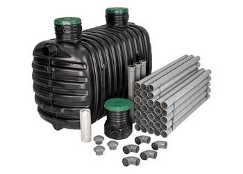 oczyszczalnia ścieków 3400 litrów zestaw drenaż