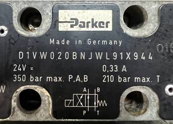 Parker D1VW020BNJWL91X944 Zawór hydrauliczny 24V 0,33A