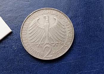 Stare monety 2 marki 1958 G Niemcy