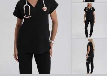 Medhoodie bluza medyczna Kendall Black czarna S 36