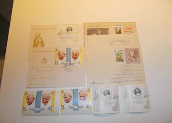 Kolekcja okolicznościowych koper, kart i znaczków - Wizyta Jana Pawła II