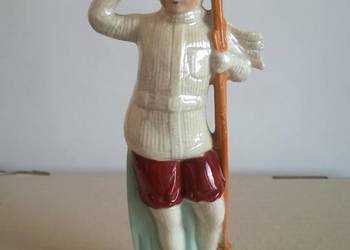 Stara Figurka Porcelanowa Niemcy Narciarka Porcelana