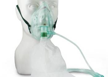 Maska tlenowa z rezerwuarem i drenem 2 sztuki w tej cenie