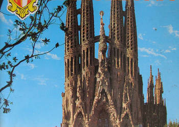 BARCELONA Ilustrowany folder turystyczno - krajoznawczy