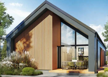 Dom budowany dla siebie, nowoczesna bryła budynku