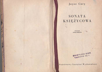 (01829) SONATA KSIĘŻYCOWA – JOYCE CARY