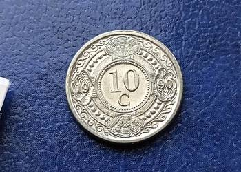 Stare monety 10 cent 1990 Antyle Holenderskie