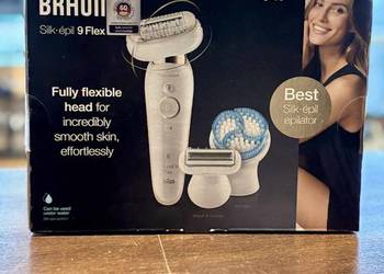 Depilator Braun Silk-épil 9 Flex 9010 wodoodporny SensoSmart + akcesoria