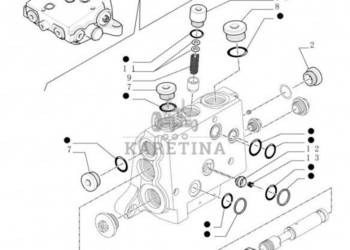 New Holland T6010 Zawór sterujący 87730706