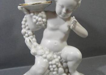 Weiss Kühnert  & Co Figurynka Świecznik Putto Weiss Kühnert  & Co Figurynka Świecznik Putto