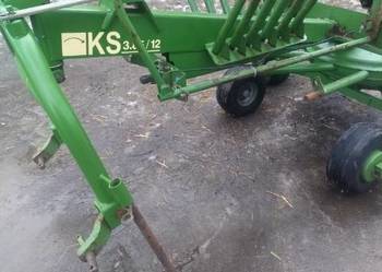Zgrabiarka Krone do siana trawy 3,85 m, tandem, stan bdb