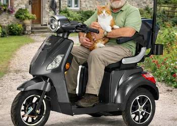 RATY 0% Skuter inwalidzki elektryczny DRACO GREY szybki aż 25 km/h