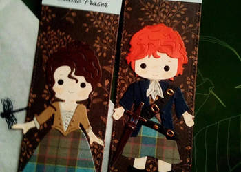 Zakładki do książki komplet Jamie Fraser Claire Fraser Outlander Obca