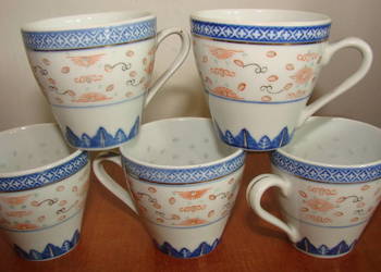 chińska ryżowa porcelana - mała filiżanka