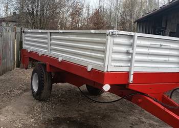 Przyczepa wywrotka maszyny rolnicze  przyczepa jednoosiowa