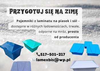 Pojemniki na piasek i sól RÓŻNE POJEMNOŚCI