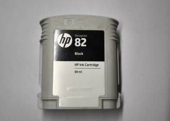 TUSZ HP 82 BLACK CH565A UŻYWANY ORYGINAŁ