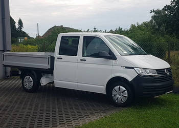 Volkswagen Transporter T6 DOKA 6-OSÓB PAKA SKRZYNIA ŁADUNKOWA KLIMA DOUBLE…