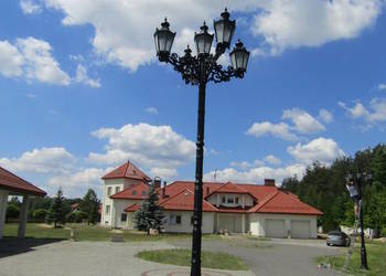 oświetlenie żeliwna lampa uliczna H-460cm latarnia Lampe