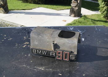 BMW R90 S POKRYWA SILNIKA EMBLEMATY ORGINAŁ ŁADNY STAN