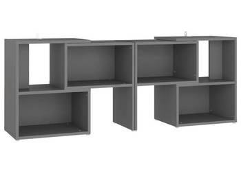 Szafka pod TV szara 104x30x52 cm materiał drewnopochodny WM-808352
