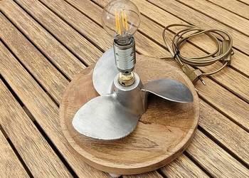 Rękodzieło lampa vintage mango loft