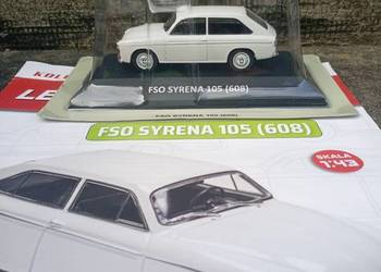 SYRENA 105 608 Legendy FSO deagostini Model 1:43 Kultowe auta PRL kolekcja