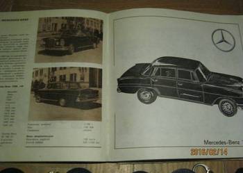 Kolekcja samochodow 1908-1975     70 zl