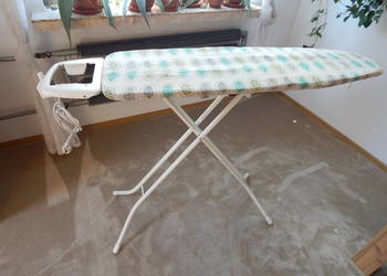 Deska do prasowania z blatem wykonanym z metalowej siatki o rozmiarze 38x12