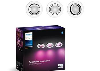 Oczka okrągły Philips Hue biały