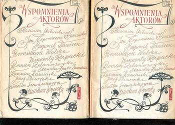 Wspomnienia aktorów T.1-2