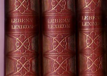 (880) LEBENS LEXIKON EIN HELFER UND BERATER IN ALLEN LEBENSLAGEN - 3 TOMY; WYDANIE DR. KARL MEYER G.M.B.H. LEIPZIG