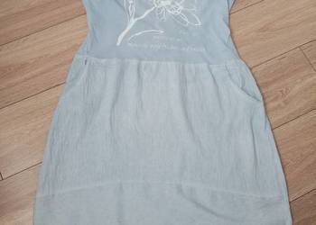 LETNIA NIEBIESKA SUKIENKA