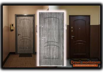 DRZWI WEJŚCIOWE DO MIESZKANIA WEWNĄTRZKLATKOWE ZEWNETRZNE Z MONTAŻEM
