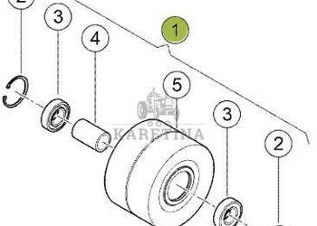 Claas Lexion 8600 8700 8800 Rolka Prowadząca Napędu Głównego 0018071450 00…