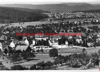 Pocztówka Post Card dom zabudowania góry Seen